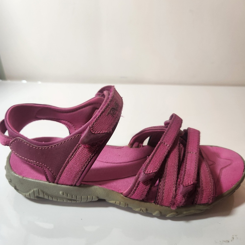 Teva Tanza Girls Pink Purple Athletic Outdoor Sandals Size 1